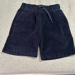 Crewcuts Navy Corduroy Elastic-Waist Shorts